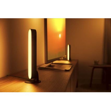 Philips - Удлинительный набор Светодиодная настольная RGB-лампа с регулированием яркости Hue PLAY LED/6W/230V черный