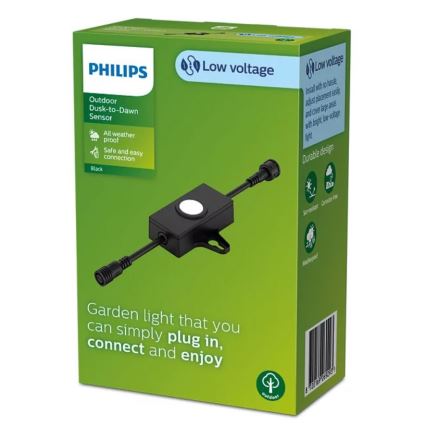 Philips - Уличный датчик освещенности с таймером GARDENLINK 24V IP67