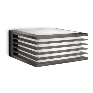 Philips - Уличный настенный светильник 1xE27/15W/230V IP44 антрацит