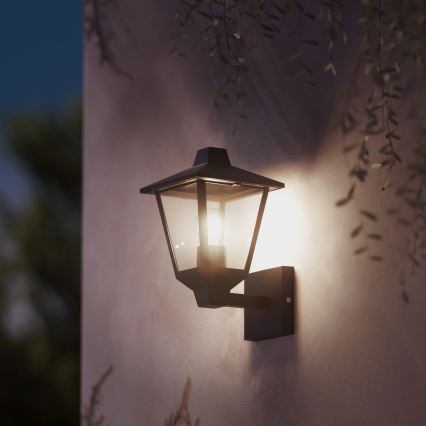 Philips - Уличный настенный светильник KINNO 1xE27/25W/230V IP44