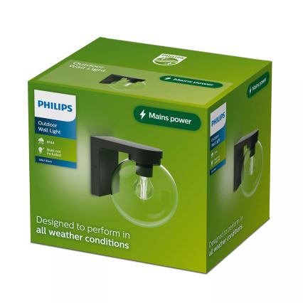 Philips - Уличный настенный светильник ULIO 1xE27/25W/230V IP44