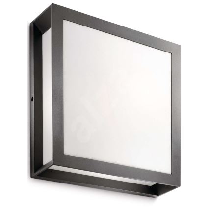 Philips - Уличный потолочный светильник SKIES 2xE27/14W/230V IP44 антрацит