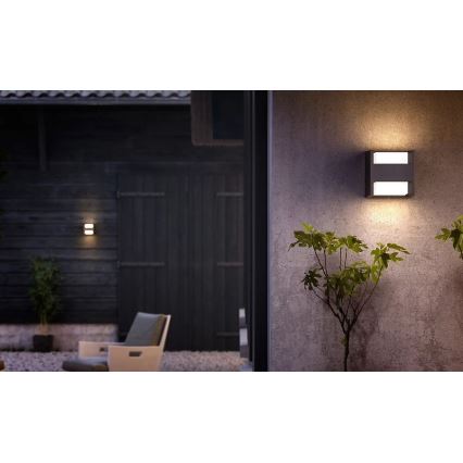 Philips - Уличный светодиодный настенный светильник ARBOUR LED/3,8W/230V 2700K IP44