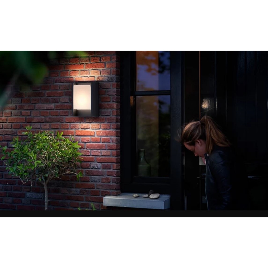 Philips - Уличный светодиодный настенный светильник ARBOUR LED/3,8W/230V 2700K IP44