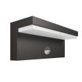 Philips - Уличный светодиодный настенный светильник с датчиком 2xLED/4,5W/230V 4000K IP44