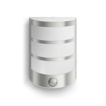 Philips - Уличный светодиодный настенный светильник с датчиком PYTHON LED/3,8W/230V IP44