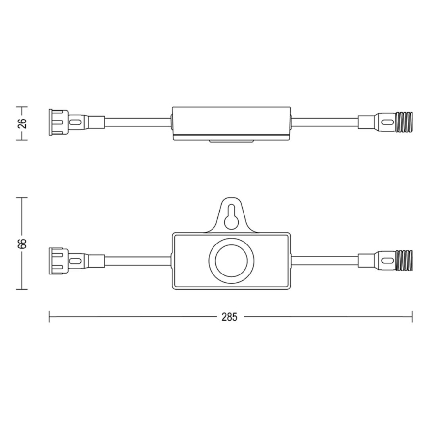 Philips - Уличный датчик освещенности с таймером GARDENLINK 24V IP67