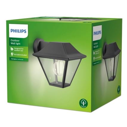 Philips - Уличный настенный светильник 1xE27/60W/230V IP44