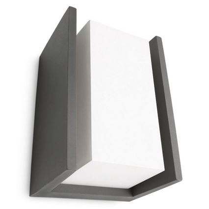 Philips - Уличный настенный светильник BRIDGE 1xE27/15W/230V IP44