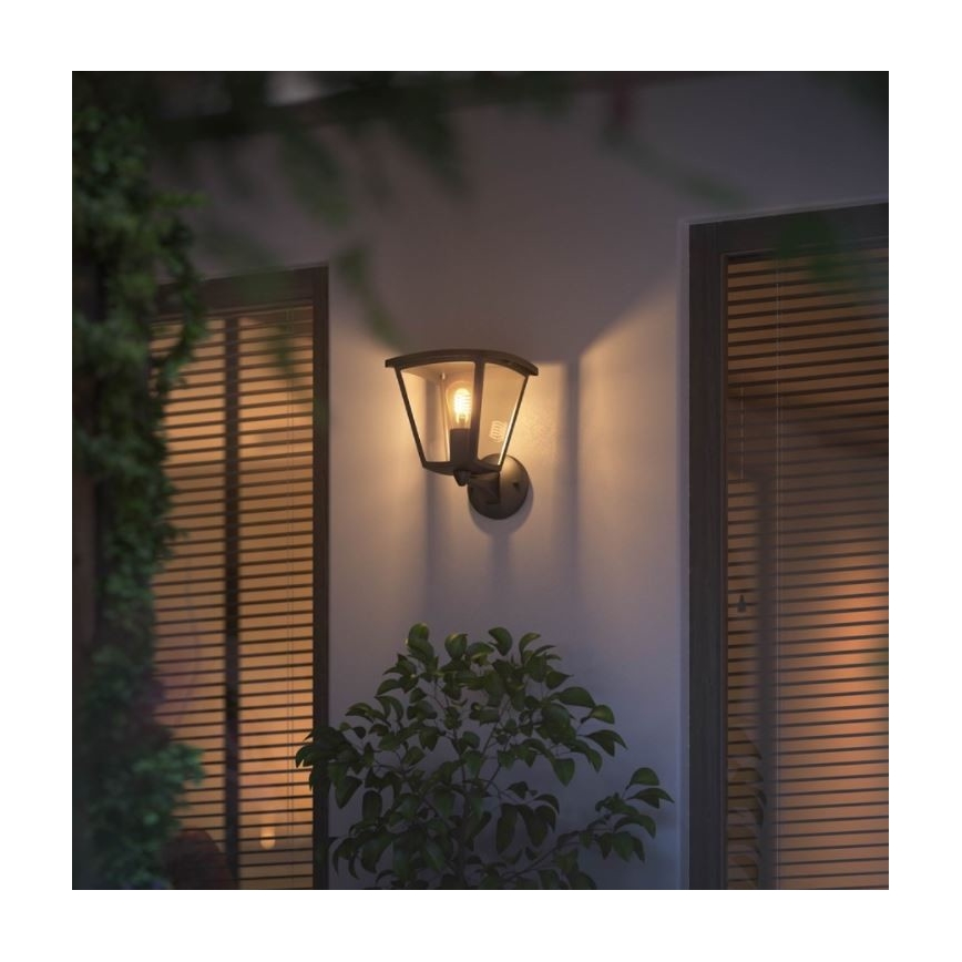 Philips - Уличный настенный светильник с регулированием яркости Hue INARA 1xE27/7W/230V Wi-Fi IP44
