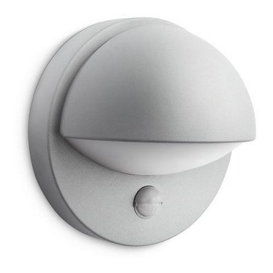 Philips - Уличный настенный светильник с датчиком 1xE27/12W/230V IP44