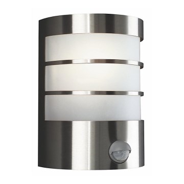 Philips - Уличный настенный светильник с датчиком 1xE27/60W/230V IP44