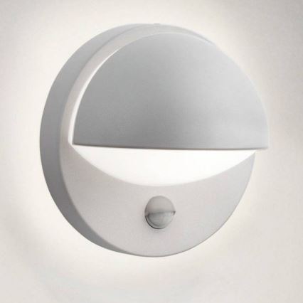 Philips - Уличный настенный светильник с датчиком 1xE27/12W/230V IP44