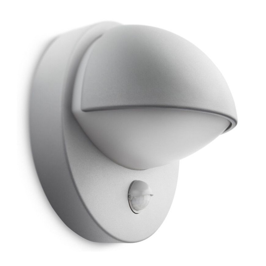 Philips - Уличный настенный светильник с датчиком 1xE27/12W/230V IP44