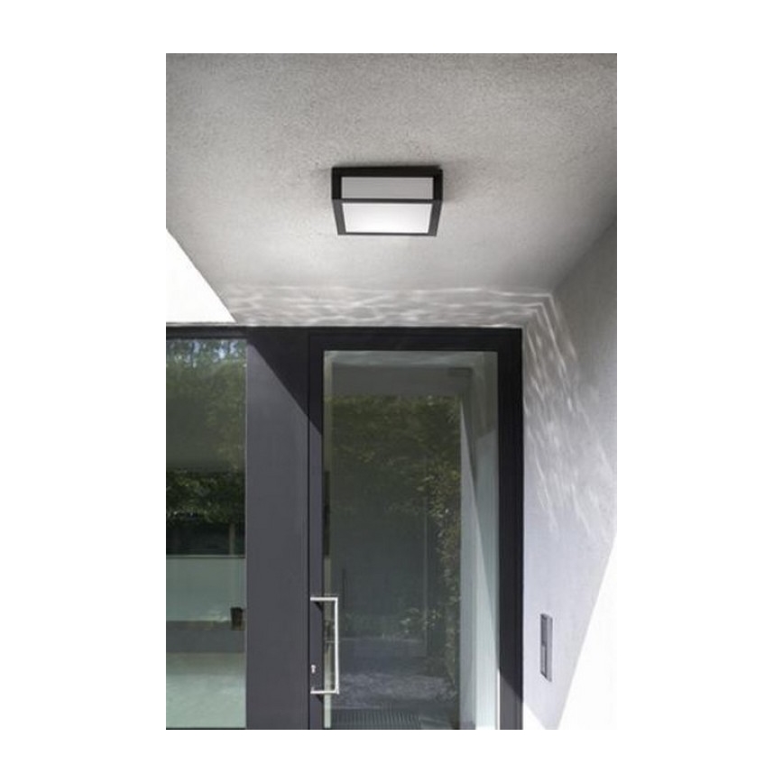 Philips - Уличный потолочный светильник SKIES 2xE27/14W/230V IP44 антрацит