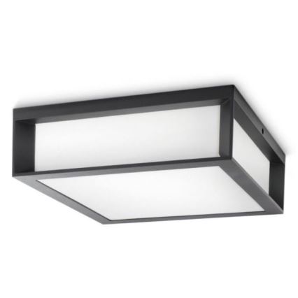 Philips - Уличный потолочный светильник SKIES 2xE27/14W/230V IP44 антрацит