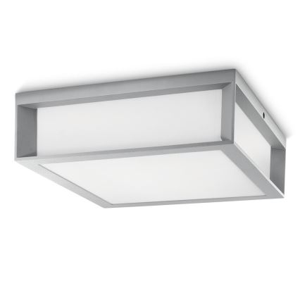 Philips - Уличный потолочный светильник 2xE27/14W/230V IP44 серая