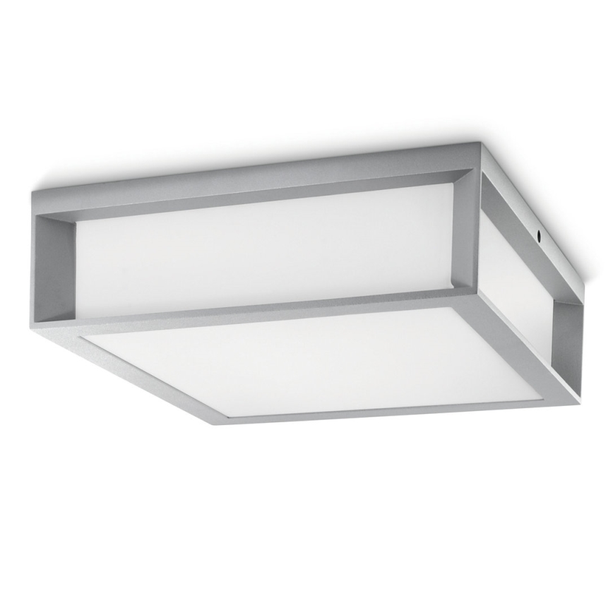 Philips - Уличный потолочный светильник 2xE27/14W/230V IP44 серая