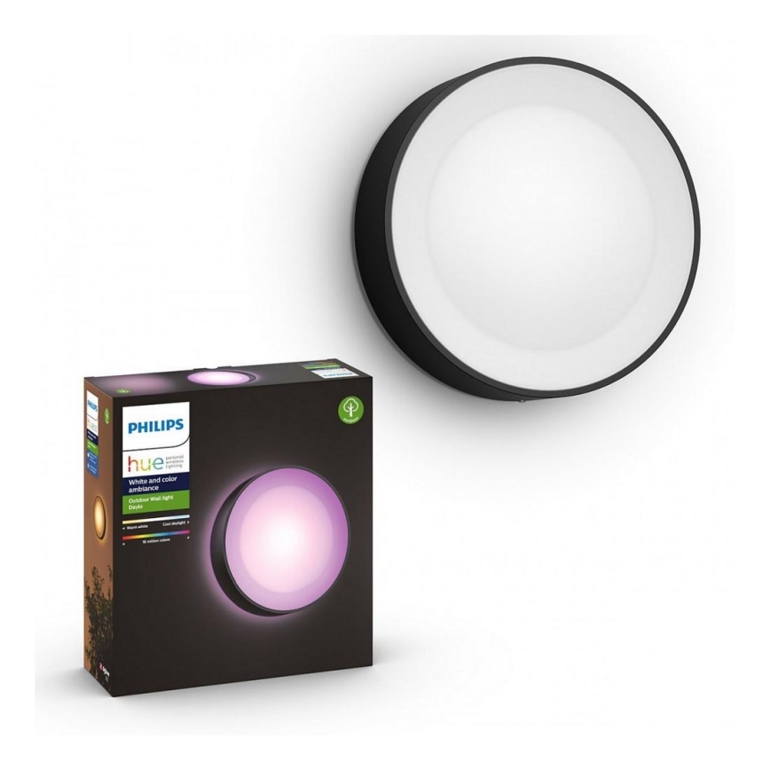 Philips - Уличный светодиодный настенный RGBW-светильник с регулированием яркости Hue DAYLO LED/15W/230V 2000-6500K IP44