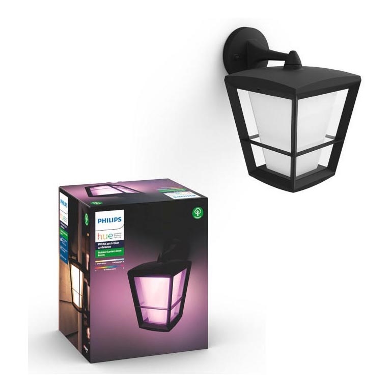 Philips - Уличный светодиодный настенный RGBW-светильник с регулированием яркости Hue ECONIC LED/15W/230V 2000-6500K IP44