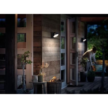Philips - Уличный светодиодный настенный светильник LED/7W/230V 2700K IP44