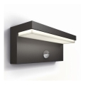 Philips - Уличный светодиодный настенный светильник с датчиком BUSTAN LED/3,8W/230V 4000K IP44