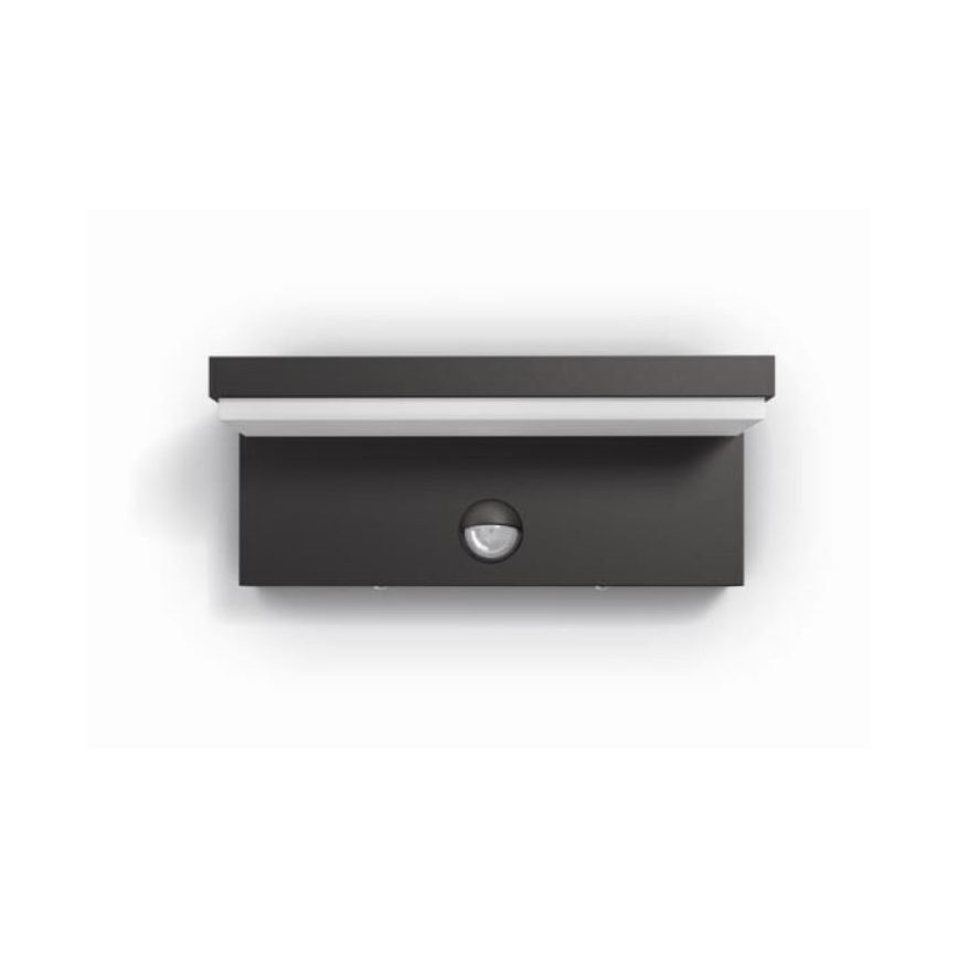 Philips - Уличный светодиодный настенный светильник с датчиком BUSTAN LED/3,8W/230V 4000K IP44