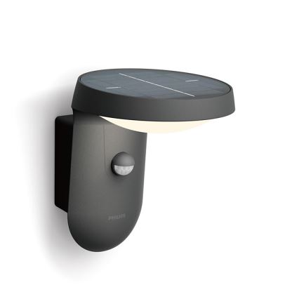 Philips - Уличный светодиодный настенный светильник с датчиком LED/9W/230V 2700K IP44