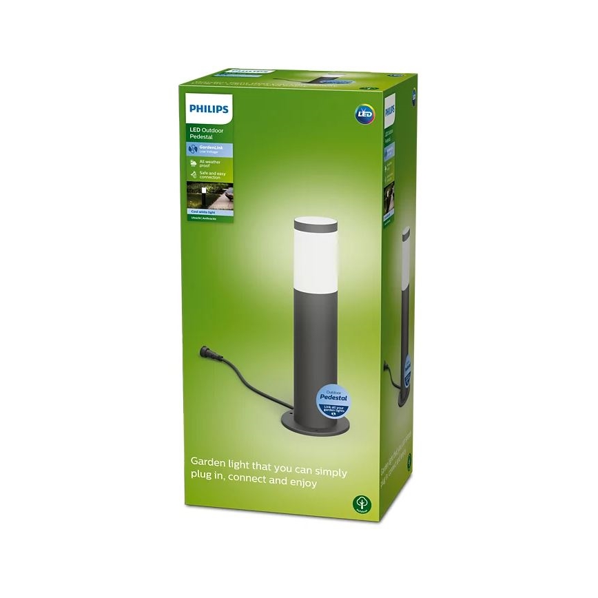 Philips - Светодиодный уличный светильник GARDENLINK LED/6W/12V 4000K IP44