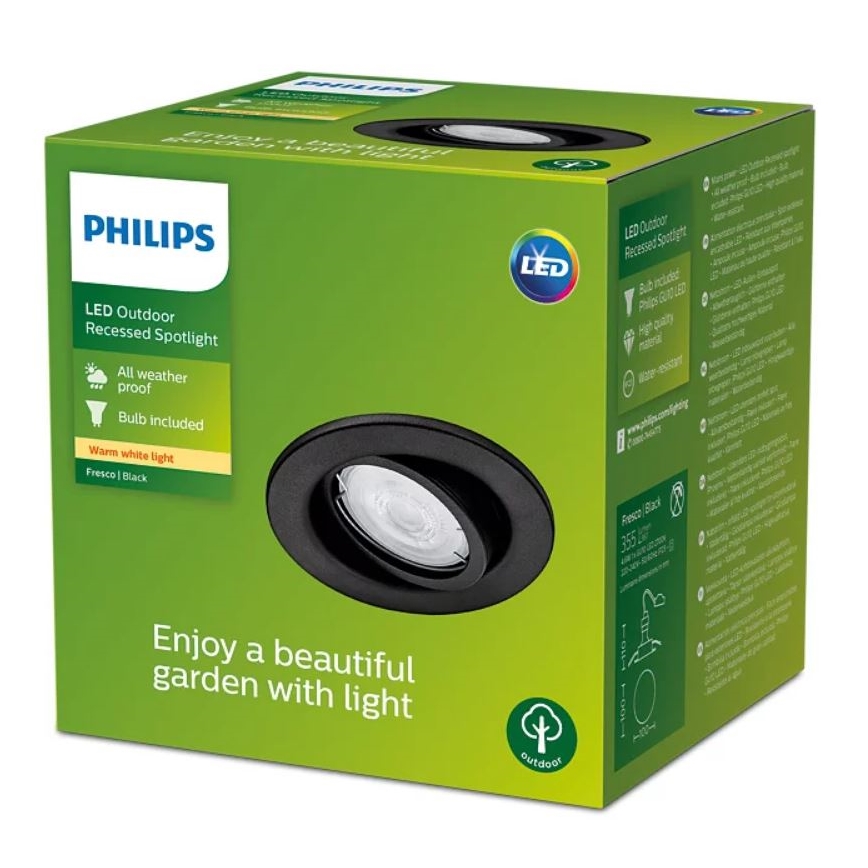 Philips - Вбудований стельовий LED світильник для ванної FRESCO LED/4,6W/230V IP23