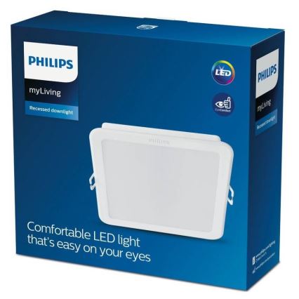 Philips - Вбудований стельовий світильник MESON LED/12,5W/230V 4000K