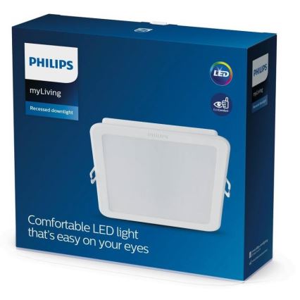 Philips - Вбудований стельовий світильник MESON LED/16,5W/230V 3000K