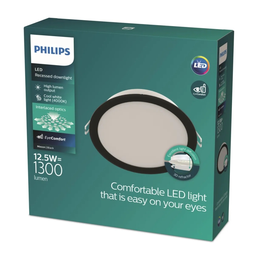 Philips - Вбудований світлодіодний світильник MESON LED/12,5W/230V 4000K