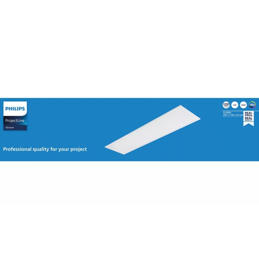 Philips - LED-панель для подвесного потолка PROJECTLINE LED/36Вт/230В UGR19 4000K 119x29,5 см