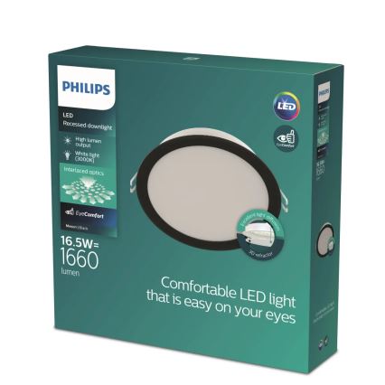 Philips - встраиваемый потолочный светильник MESON LED/16,5W/230V 3000K