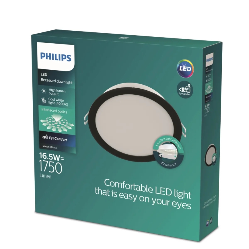 Philips - встраиваемый потолочный светильник MESON LED/16,5W/230V 4000K