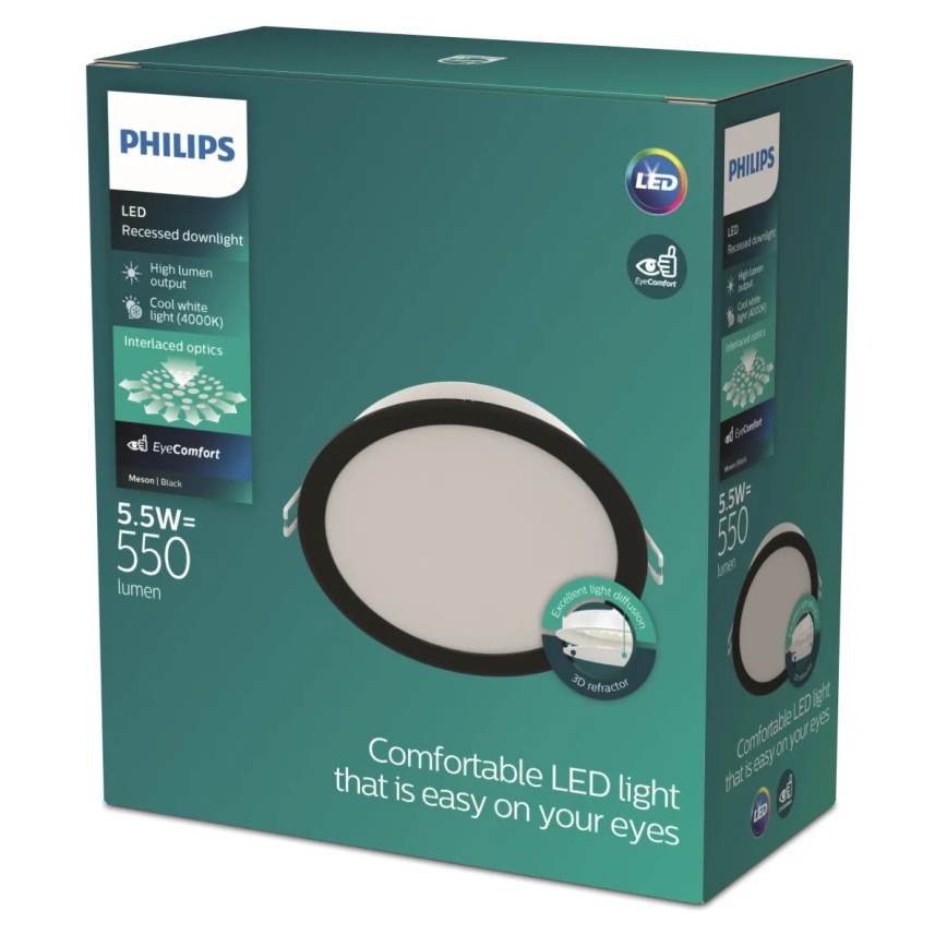 Philips - встраиваемый потолочный светильник MESON LED/5,5W/230V 4000K
