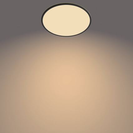 Philips - Вуличний LED світильник з регулюванням яскравості SUPERSLIM SCENE SWITCH LED/15W/230V IP54 чорний