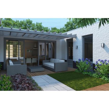 Philips - Вуличний настінний світильник BRIDGE 1xE27/15W/230V IP44