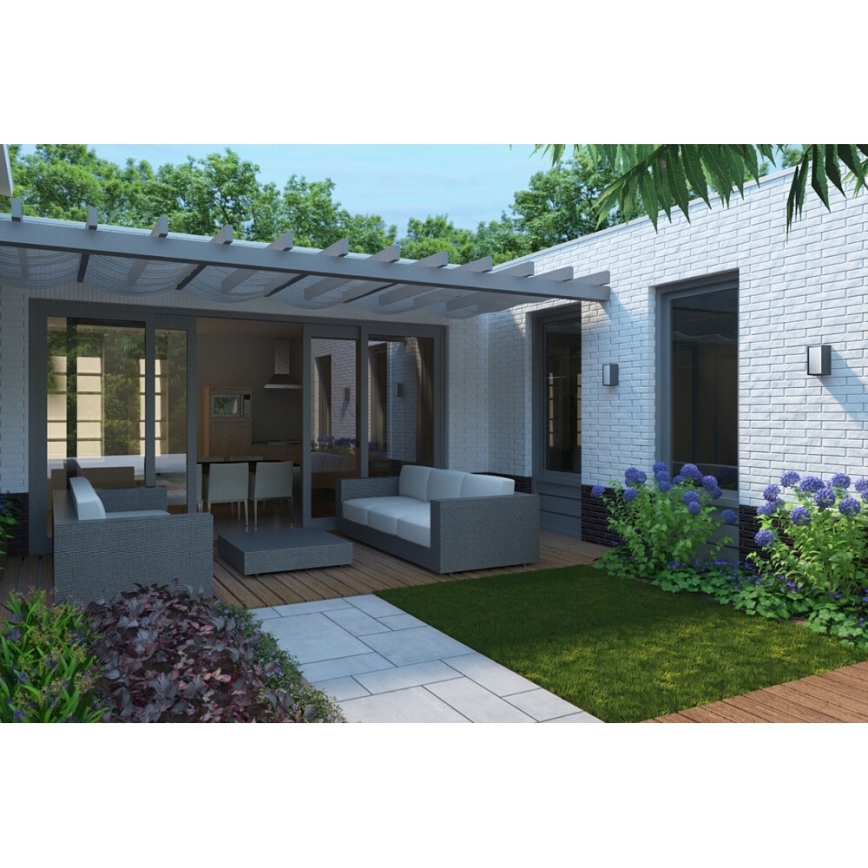 Philips - Вуличний настінний світильник BRIDGE 1xE27/15W/230V IP44