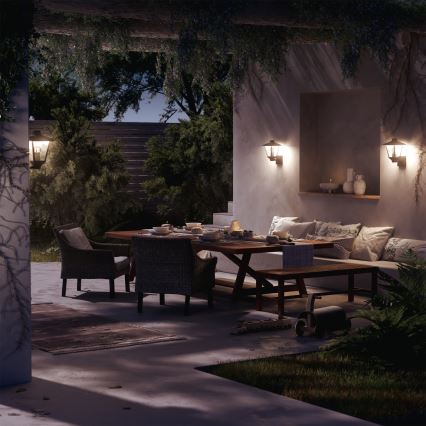 Philips - Вуличний настінний світильник KINNO 1xE27/25W/230V IP44