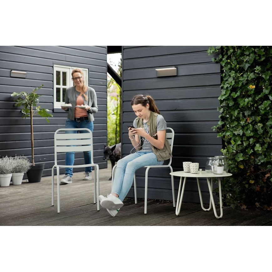 Philips - Вуличний світлодіодний настінний світильник BUSTAN LED/3,8W/230V 2700K IP44