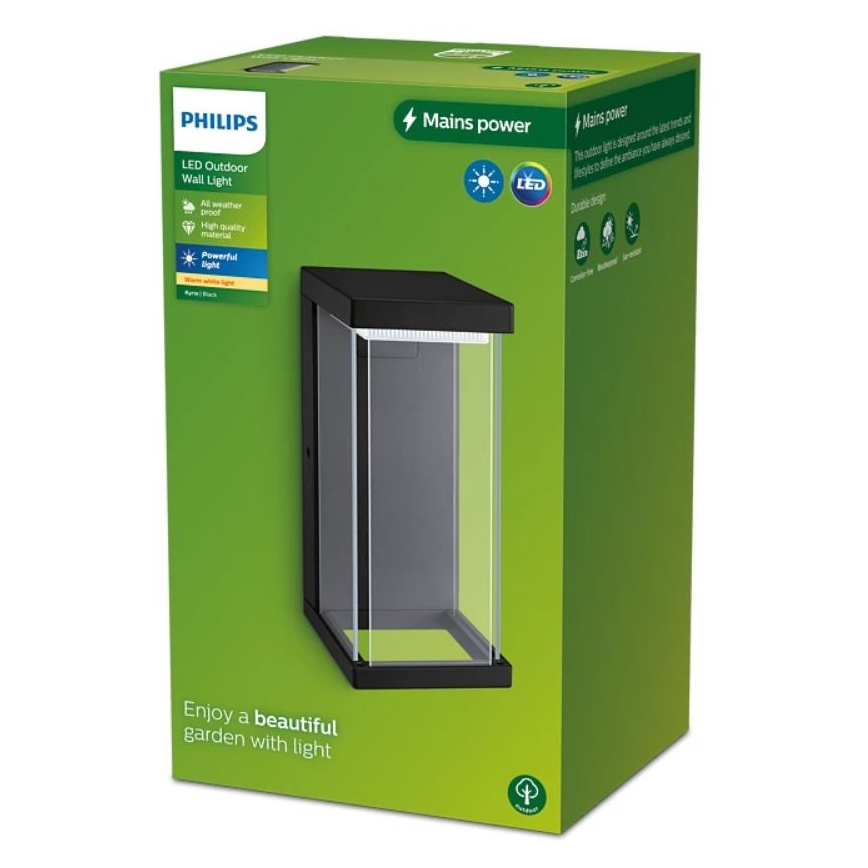 Philips - Вуличний світлодіодний настінний світильник KYRIE LED/12W/230V IP44
