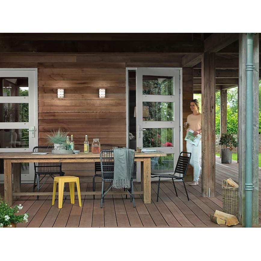 Philips - Вуличний світлодіодний настінний світильник PYTHON LED/3,8W/230V IP44