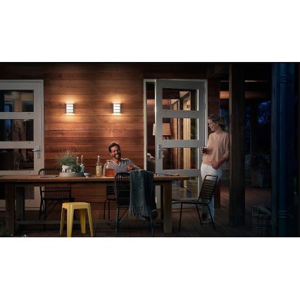 Philips - Вуличний світлодіодний настінний світильник PYTHON LED/3,8W/230V IP44