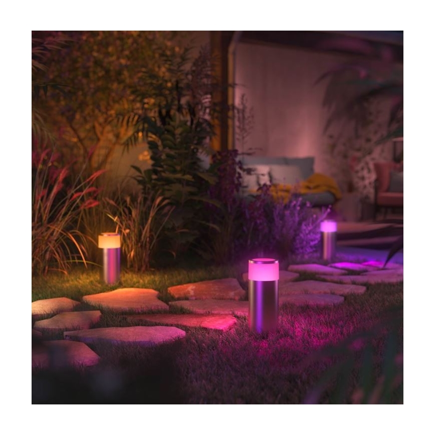 Philips - Вулична LED RGBW лампа з регулюванням яскравості Hue CALLA LED/8W/230V IP44