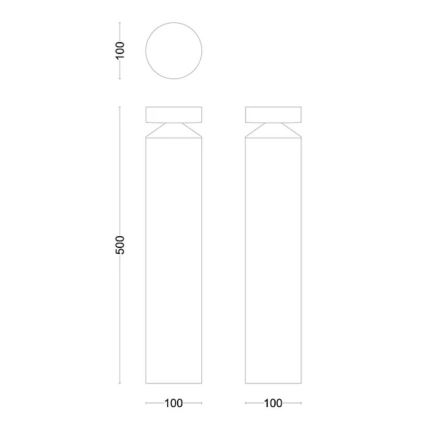 Philips - Вулична світлодіодна лампа LAVEN LED/6W/230V 4000K IP44