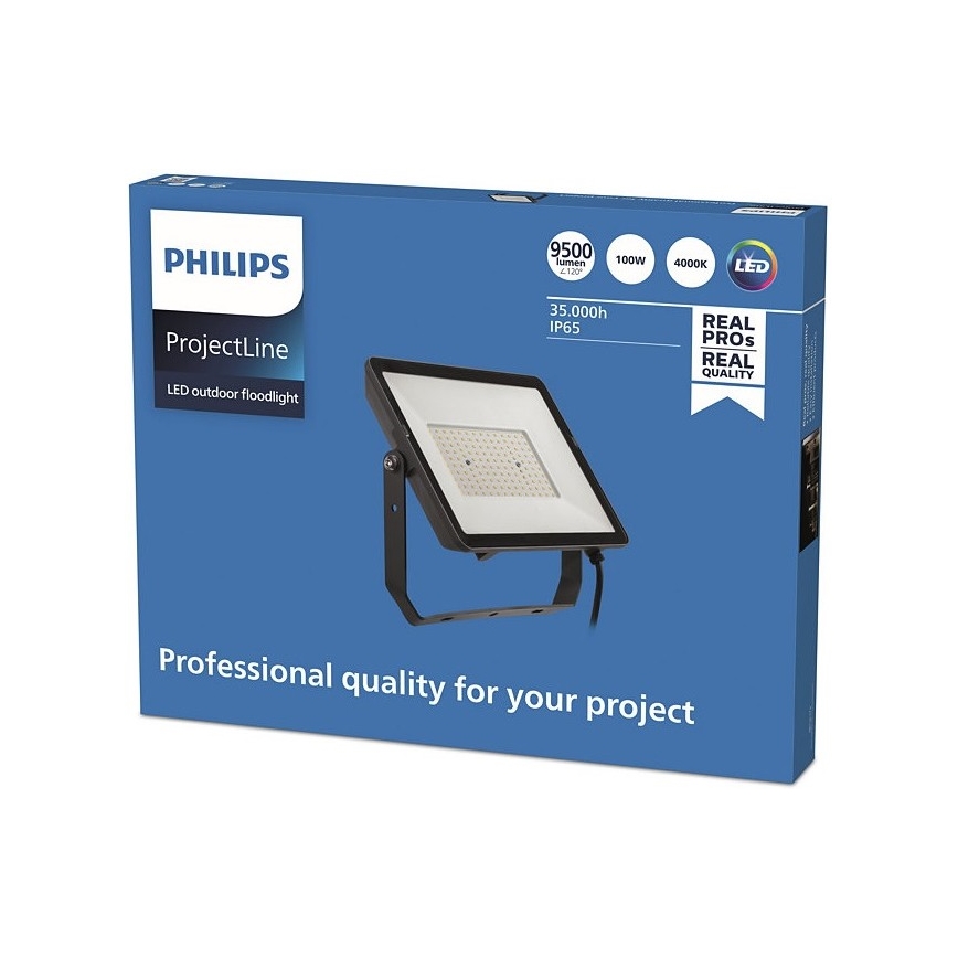 Philips - Вуличний LED прожектор PROJECTLINE LED/100W/230V IP65 4000K