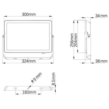 Philips - Вуличний LED прожектор PROJECTLINE LED/100W/230V IP65 4000K