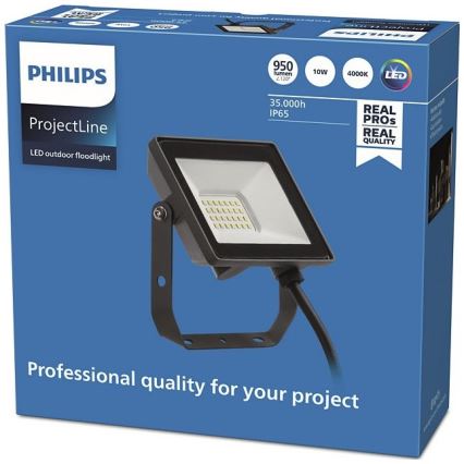 Philips - Вуличний LED прожектор PROJECTLINE LED/10W/230V IP65 4000K
